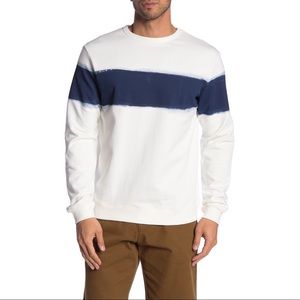 NWOT Slate & Stone Crew Neck Stripe Pullover